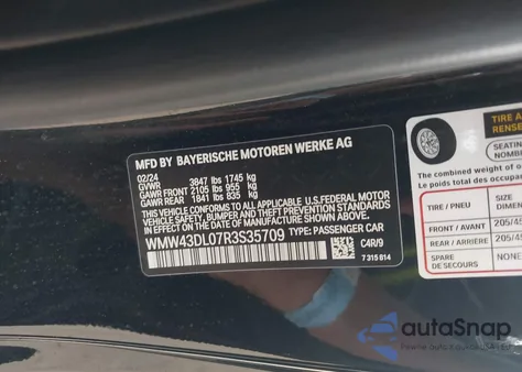 2024 Mini Convertible Cooper S из США, поврежденный, VIN WMW43DL07R3S35709